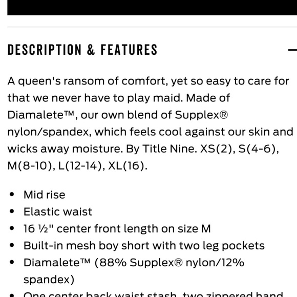 Title Nine Skort Size SMALL :: Green Print :: Athletic - Picture 10 of 10